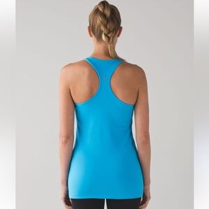 Blue lululemon Racerback Tank Top